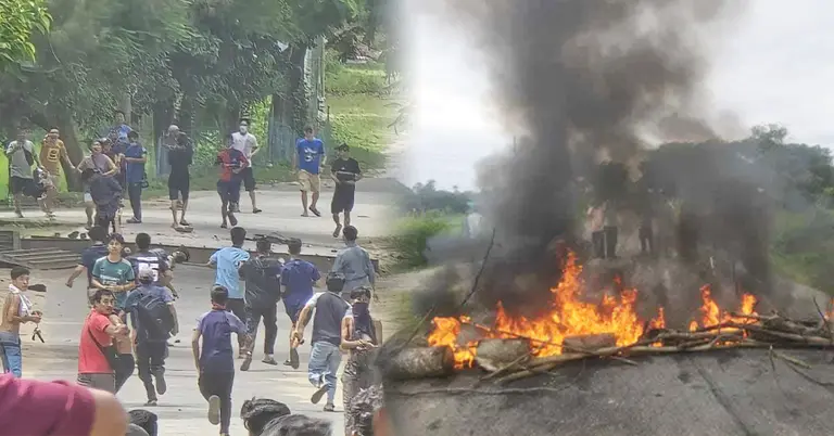 ধর্ষণের ঘটনায় বিক্ষোভ ও অগ্নিসংযোগ